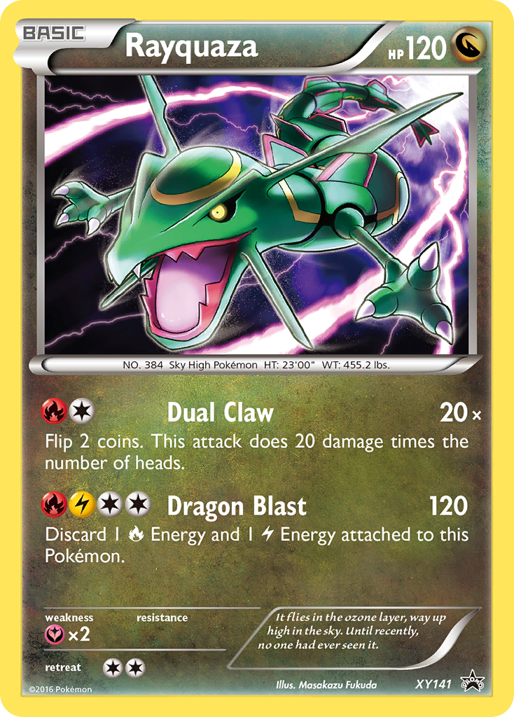 XY Promo Rayquaza #141